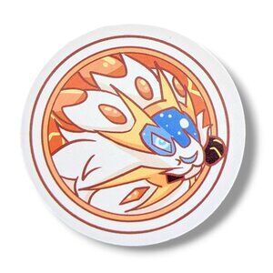 Anime Pokemon Vinyl Mini Sticker (ZZ11): Solgaleo, 1.5 in.
